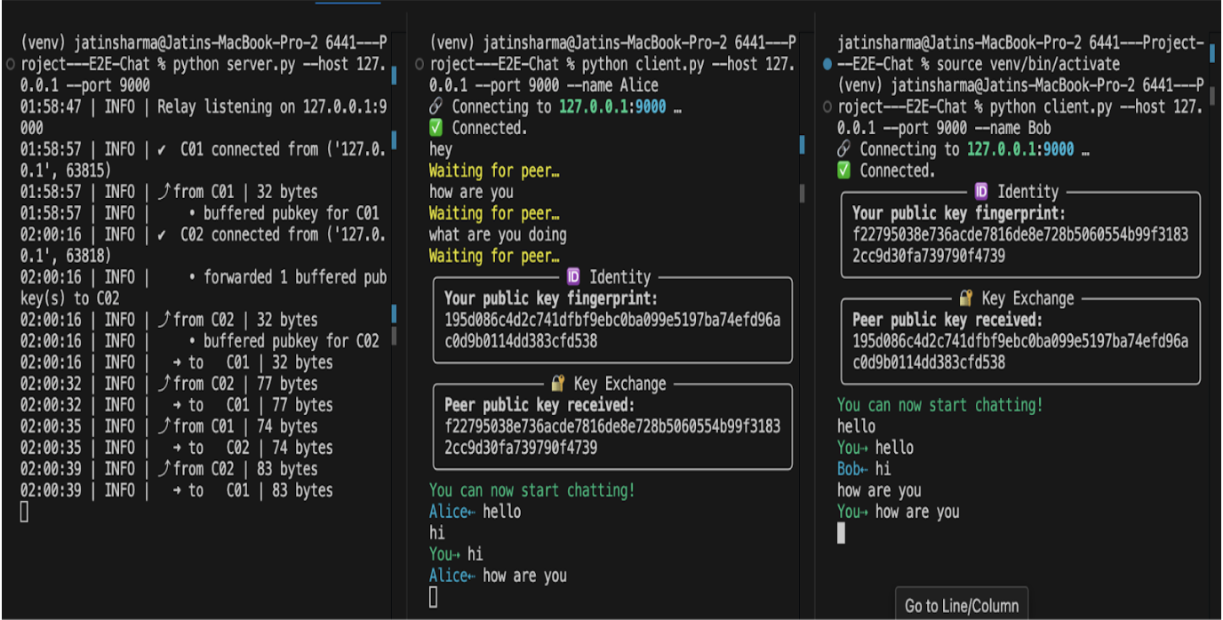 Cybersecurity Chat App